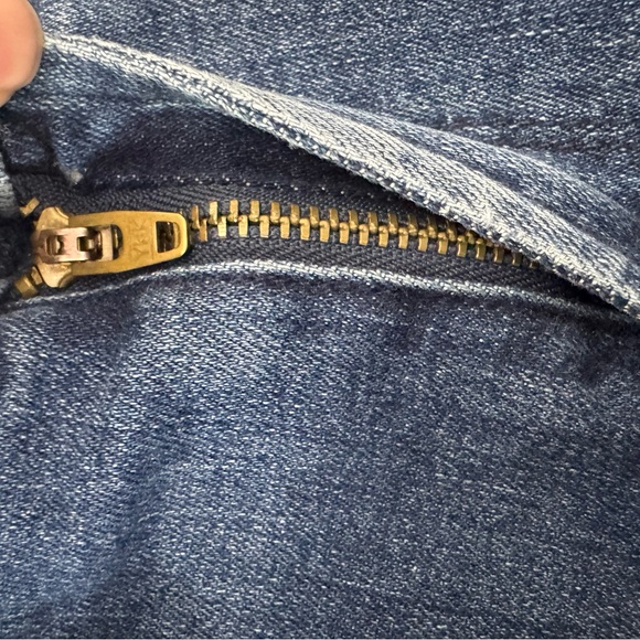 Mother The Mid Rise Dazzler Ankle Fray Jeans Mix Tape Size 27 Crop Petite Hemmed - Picture 12 of 15